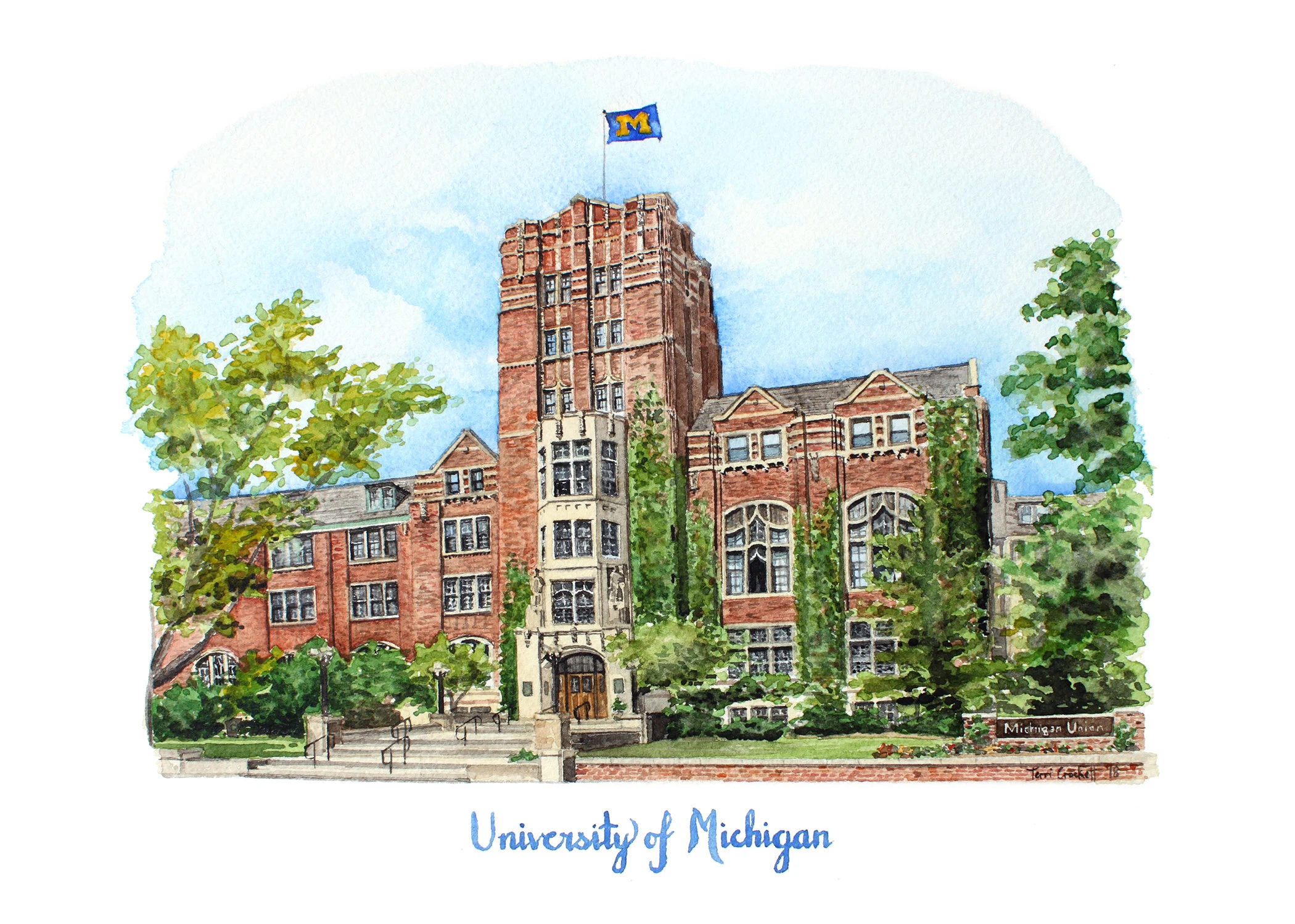 A picture of the University of Michigan, where I am doing my bachelors